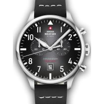 Swiss Military SM34098.05 Vintage Chronographe Montre Homme 43mm 10ATM