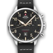 Swiss Military SM34098.08 Vintage Chronographe Montre Homme 43mm 10ATM