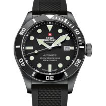 Swiss Military SMA34075.05 Plongeur Automatique Montre Homme 44 mm 50ATM 