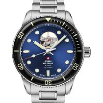 Swiss Military SMA34106.12 Montre Homme Automatique Open-Heart Diver