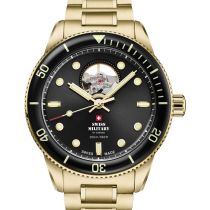 Swiss Military SMA34106.14 Montre Homme Automatique Open-Heart Diver 42mm 20ATM