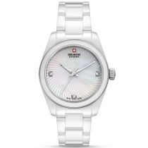 Swiss Military Hanowa SMWLG0005101 Montre Femme Swiss Recruit Lady Céramique 32mm 5ATM 