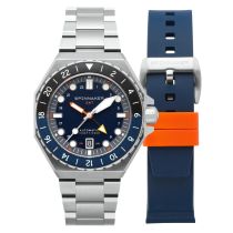 Spinnaker SP-5119-22 Dumas Automatique GMT Montre Homme 44mm 30ATM