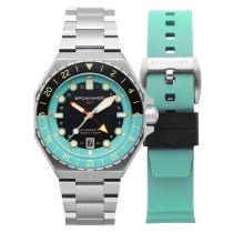 Spinnaker SP-5119-33 Dumas Automatique GMT Montre Homme 44mm 30ATM