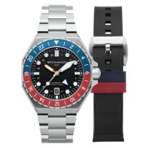 Spinnaker SP-5119-44 Dumas Automatique GMT Montre Homme 44mm 30ATM