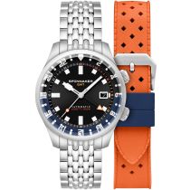 Spinnaker SP-5121-66 Montre Homme Bradner GMT Automatique 