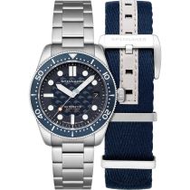 Spinnaker SP-5129-11 Montre Homme Croft Mid-Size Automatique Limited Dolphin Project 40mm 15ATM