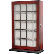 Rothenschild montre vitrine RS-1135-20BU pour 20 montres bubinga