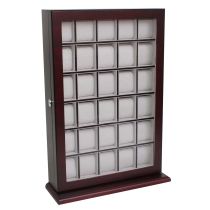 Rothenschild Voir la vitrine RS-1135-30BU pour 30 Montres bubinga