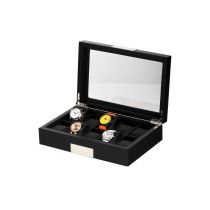 Rothenschild Boîte de montre RS-2350-10BL pour 10 Montres noir