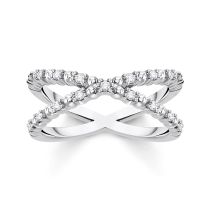 Thomas Sabo Bague pour femme TR2318-051-14-56 boules taille 56