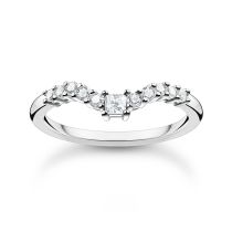 Thomas Sabo Bague pour femme TR2398-051-14-54 Forme en V taille 54