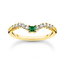 Thomas Sabo Bague pour dames TR2398-971-7-56 Forme en V taille 56