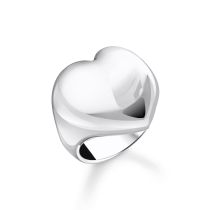 Thomas Sabo TR2471-001-21-56 Bold - Bague argentée en forme de cœur Femme