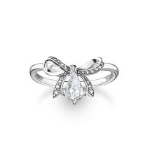 Thomas Sabo TR2481-643-14-56 Anneau Argenté Avec Boucle Femme
