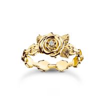 Thomas Sabo TR2482-414-39-56 Anneau Doré Roses Romance Femme