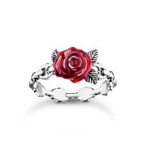 Thomas Sabo TR2482-664-10-56 Anneau Argenté Roses Romance Femme