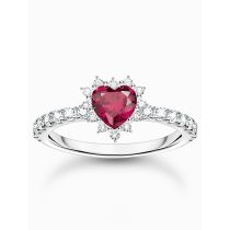 Thomas Sabo TR2484-013-10-54 cœur Bague romance argent Femmes