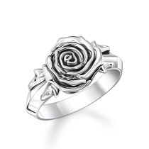 Thomas Sabo TR2487-637-21-56 Bague midnight rose argent Femmes