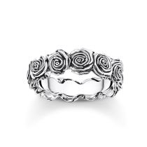 Thomas Sabo TR2488-637-21-58 argent Bague avec des roses Femmes