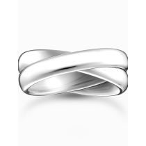 Thomas Sabo TR2490-001-21-64 FemmeAnneau - Duo étroit argent