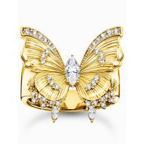 Thomas Sabo TR2495-414-14-58 Bague cocktail butterfly plaquée or Femmes