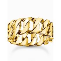 Thomas Sabo TR2497-413-39-64 Bague unisexe - Maillons larges plaqués or