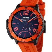 U-Boat 9543 Sommerso Orange IPB Automatique Montre Homme 46mm 30ATM