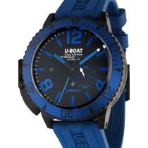 U-Boat 9669 Sommerso Blue IPB Automatique Montre Homme 46mm 30ATM