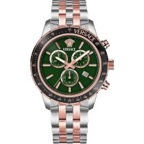 Versace VEZCA0424 Montre Homme Sport Chronographe 44mm 5ATM 