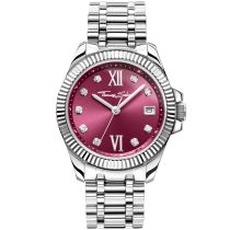 Thomas Sabo WA0407-201-212 Montre Femme Divine Burgundy 33mm