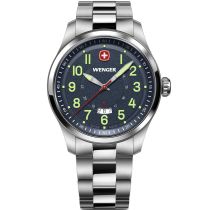 Wenger 01.0541.123 Montre Homme Terragraph 43mm 10ATM