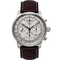 Zeppelin 8620-1 Montre Homme 100 Jahre Zeppelin Autom. Chrono Sternwarte Glashütte 42mm 5ATM