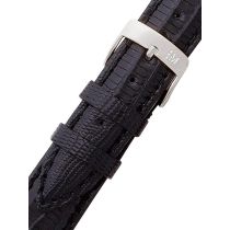 Morellato A01U0856041019CR16 Bracelet de montre en cuir de lézard noir 16mm