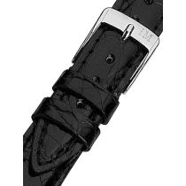 Morellato A01X2197052019CR18 Bracelet de montre en crocodile noir 18mm