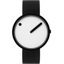 PICTO 43379-1020 Montre Unisexe Black and White 40mm 5ATM