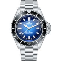 Edox 80120-3NM-BUIDN Skydiver Neptunian Automatique Montre Homme 44mm 100ATM