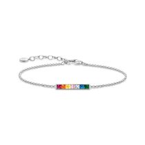 Thomas Sabo A2068-477-7 Stone Rainbow Bracelet pour Femmes