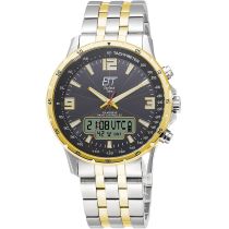 ETT EGS-11553-21M Solaire Drive Radio Controlled Professional  Montre Homme