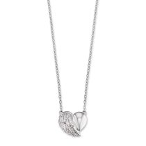 Engelsrufer ERN-LILHEARTWING Heartwing Collier Femme 40cm, réglable