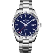 Rotary GB05176/05 Henley GMT Montre Homme 40mm 10ATM