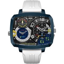 Nubeo NB-6084-04 Montre Homme Odyssey Triple Time-Zone Limitee