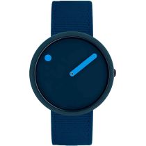PICTO R44001-R001 Montre Unisexe Ghost Nets Navy Blue 40mm 5ATM
