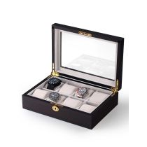 Rothenschild Boîte de montre RS-2105-8E pour 8 Montres ebony