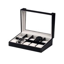 Rothenschild Boîte de montre RS-3041-10BL pour 10 Montres noir