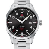 Swiss Military SM34078.01 Hommes 43mm 10ATM