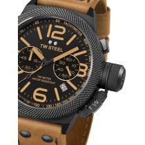 TW Steel CS43 Canteen Leather Chronograph 45mm 10ATM