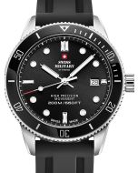 Swiss Military SM34088.07 Diver Quartz Montre Homme 42mm 20ATM