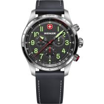 Wenger 01.0543.110 Montre Homme Terragraph Chrono 43mm 10ATM