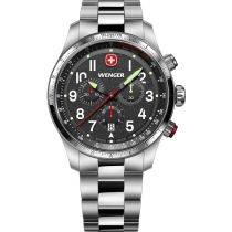 Wenger 01.0543.111 Montre Homme Terragraph Chrono 43mm 10ATM